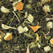 Чорний ароматизований чай  "Чебрець - меліса"